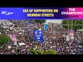Team India News | Team Indias T20 WC 2024 Victory Parade: Sea Of Supporters On Mumbai Streets