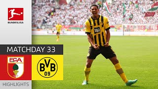 1 Win Away from the Title! | FC Augsburg — Borussia Dortmund 0-3 | Highlights | Bundesliga 2022/23