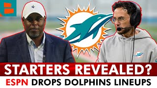 Miami Dolphins Starting Lineup Revealed By ESPN Before NFL Training Camp | Dolphins Rumors