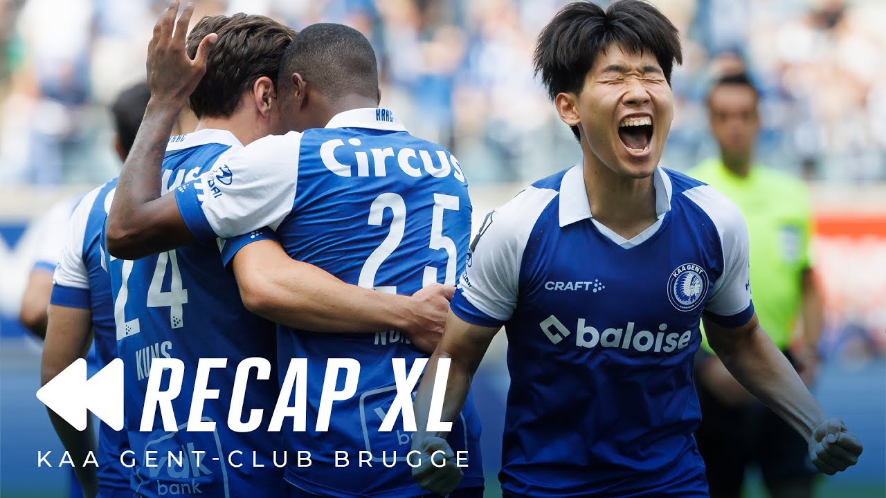 ⏮ Recap XL KAA Gent - Club Brugge (JPL MD6)