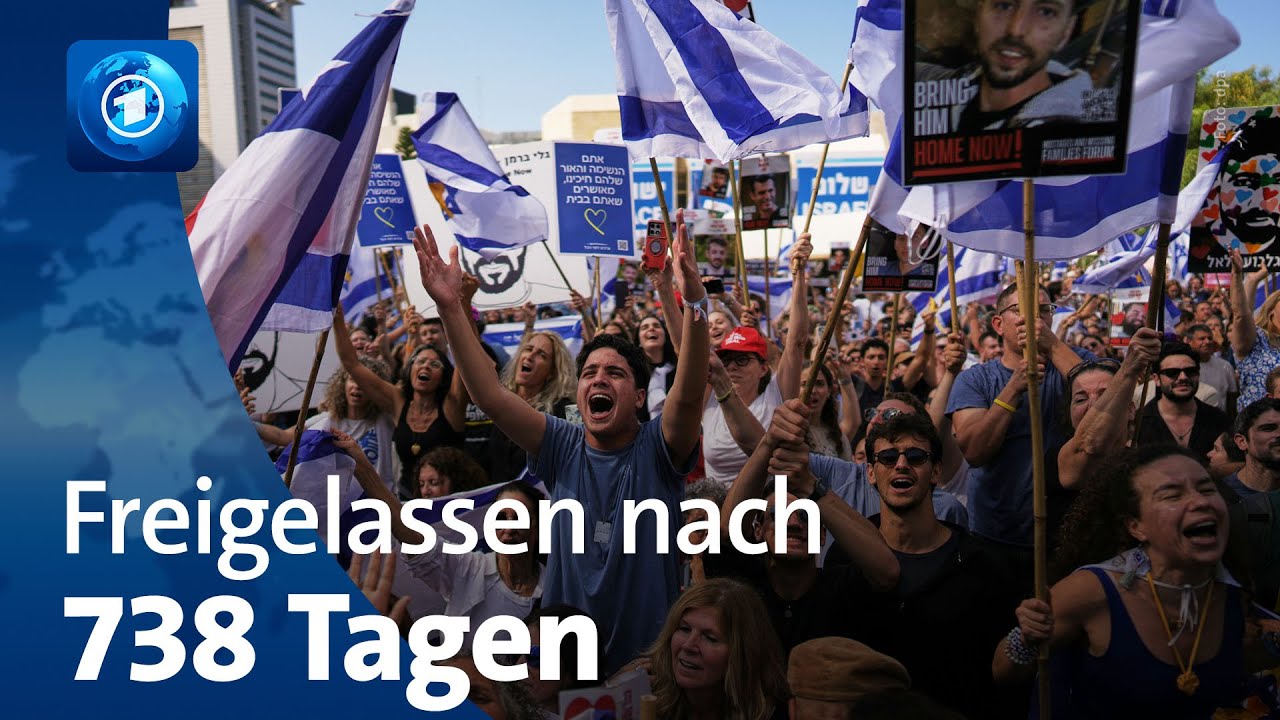 Hamas lässt alle lebenden israelischen Geiseln nach 738 Tagen frei