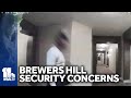 Brewers Hill apartment residents share security concerns