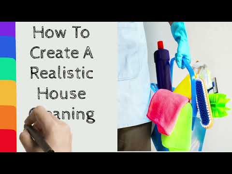 How To Create A Realistic House Cleaning Schedule