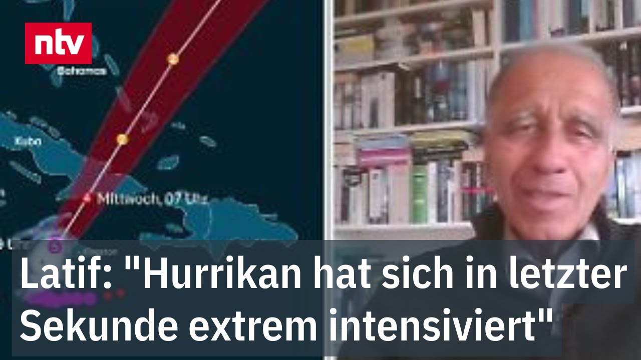 Latif: "Hurrikan hat sich in letzter Sekunde extrem intensiviert" - zum "Jahrhundert-Sturm"