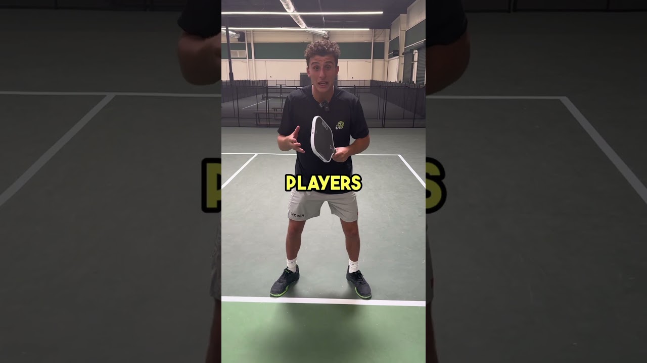 What to do if your ball nicks the net and dribbles over! #pickleball #pickleballtips