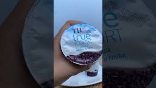Sữa chua nếp cẩm TH true milk siêu ngon #shorts