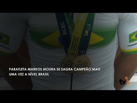 Vídeo: Paratleta Markos Moura se sagra campeão mais uma vez a nível Brasil