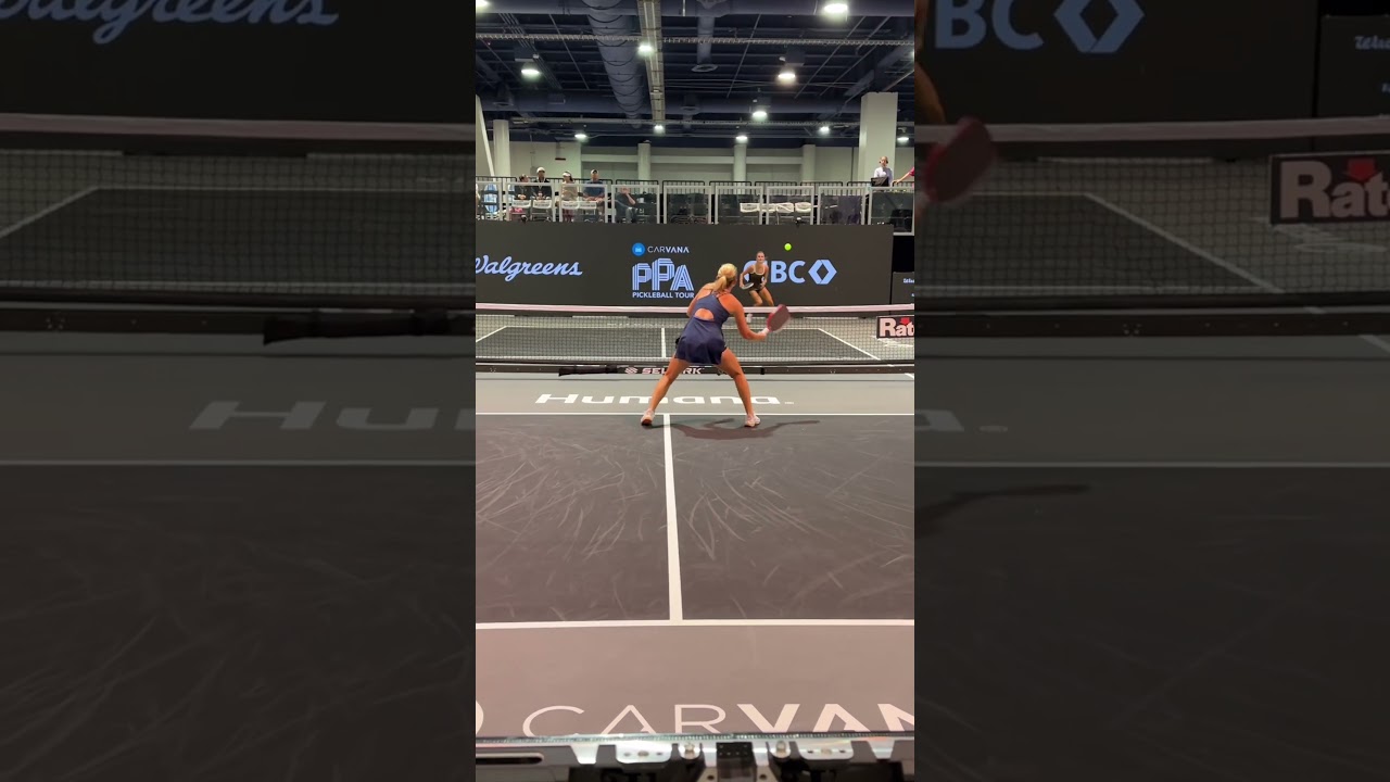 Kate Fahey with a dominant day of pickleball singles 👏