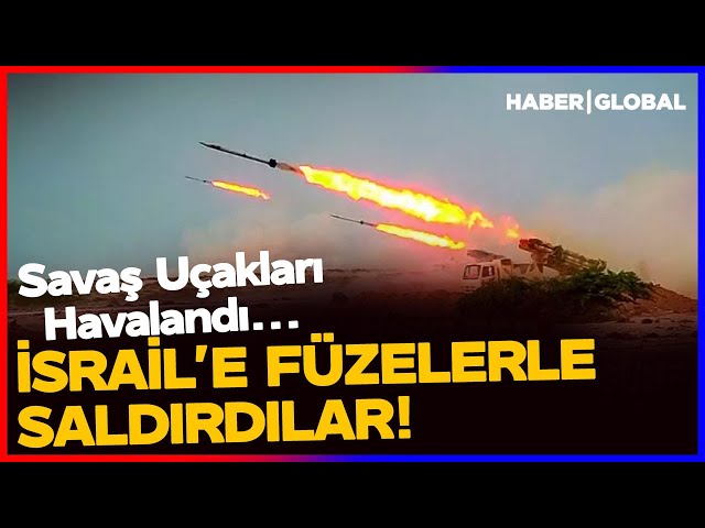 İsrail Balistik Füzelerle Vuruldu! Savaş Uçakları Havalandı!