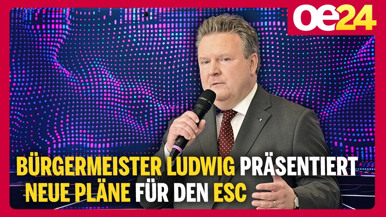 Bürgermeister Ludwig präsentiert neue Pläne für den ESC
