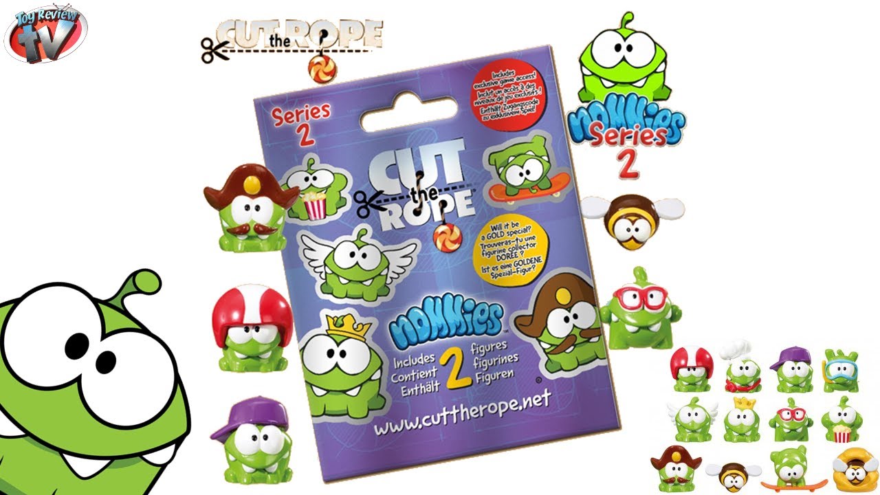 Cut The Rope Series 2: Mystery Blind Bags, Nommies Figures Toy Review ...