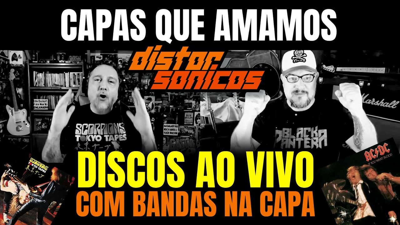 CAPAS que AMAMOS ⭐️ DISCOS ao VIVO com BANDA na CAPA ⭐️