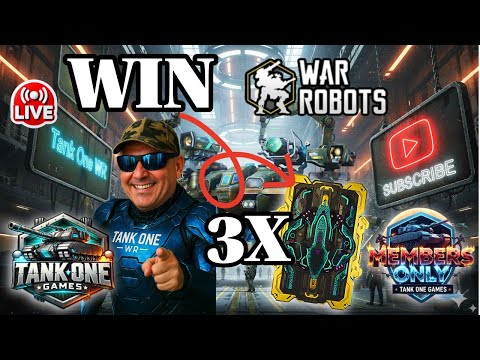 🔴LIVE WAR ROBOTS | 3 × KAJI DATAPAD GIVEAWAY | TANK ONE WR UNLEASHED!!!