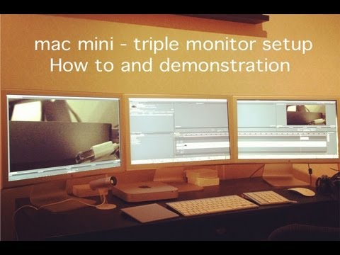 mac mini - triple display setup