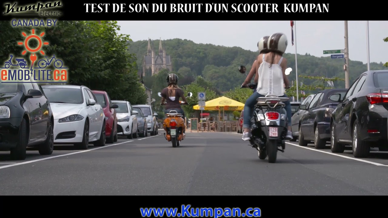FR-Publicity showing you how quiet a Kumpan Elctric Scooter can be, the world’s most silent scooter