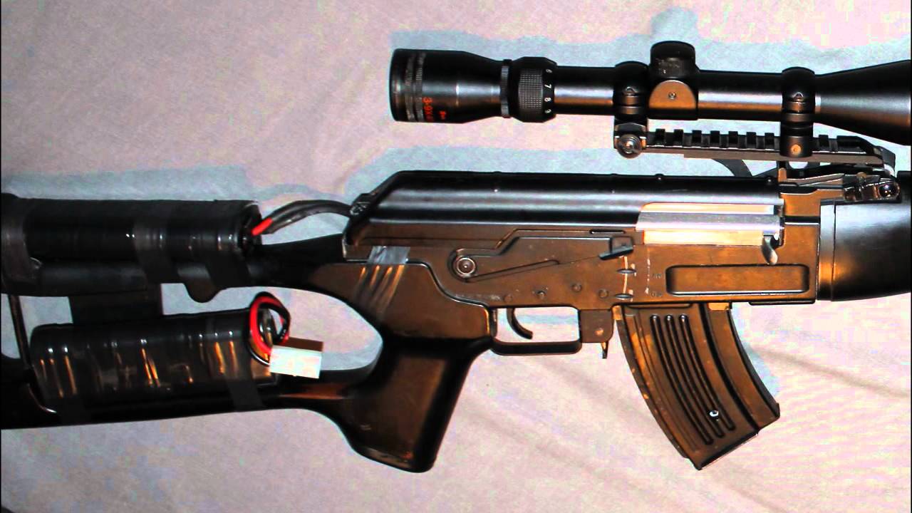 JG Dragunov SVD Custom Airsoft Sniper Rifle! - YouTube