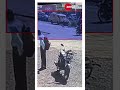 Congress leader Digvijaya Singh's car hits bike rider, CCTV footage