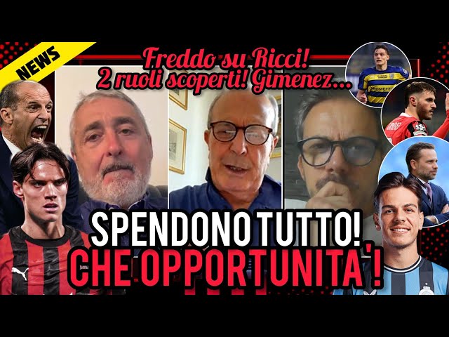 😱SPENDONO🔔METTO PER ISCRITTO⚠️CHE OPPORTUNITÀ👀GIMENEZ E 9🚨2 RUOLI SCOPERTI😐FREDDO SU RICCI📣POSITIVI!