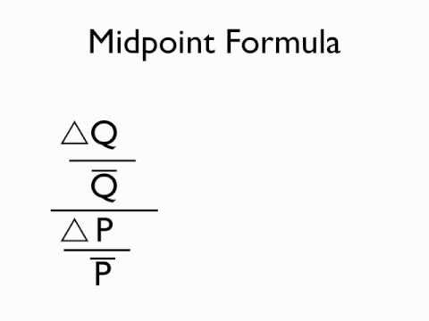 Midpoint Formula