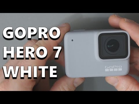 video GoPro HERO7 White – wasserdichte digitale Actionkamera mit Touchscreen, 1440p-HD-Videos, 10-MP-Fotos