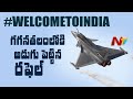 INS Kolkata welcomes Rafale fighter jets, enters Indian airspace
