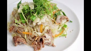 Miến xào thịt bò cải bắp | Noodle fried beef and cabbage | 1987s
