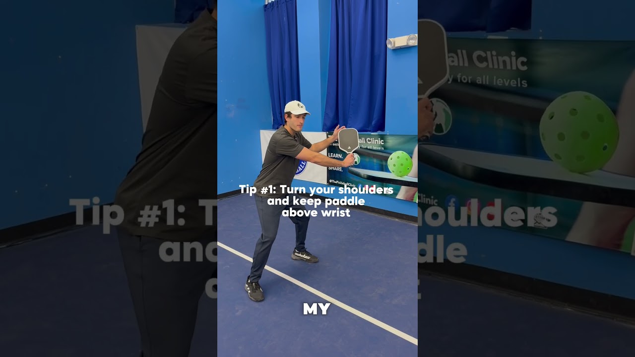 Follow these simple tips for the perfect slice return every time! 👌#pickleball #pickleballcoach
