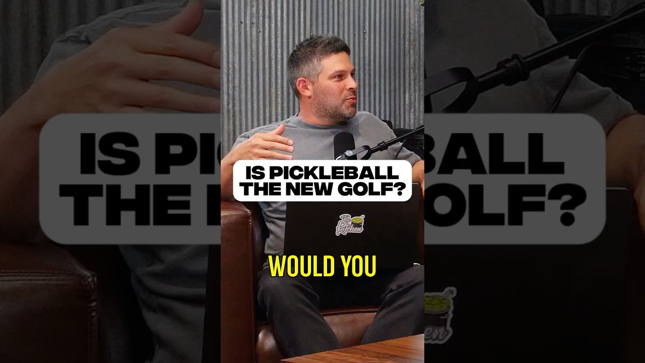 Is pickleball the new golf? 🥒⛳️