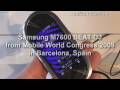 Samsung M7600 BEAT DJ demo at MWC09