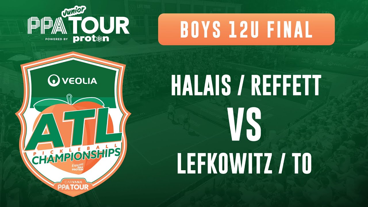 Halais/Reffett vs Lefkowitz/To at the Veolia Atlanta Pickleball Championships