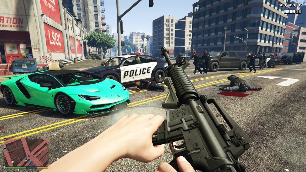 Gta 5 first person shooter фото 40