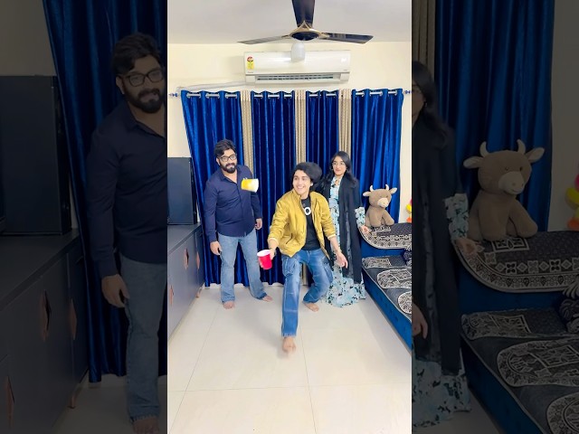 Glass challenge 👍🏻 #zidaanshahidaly #family #shorts