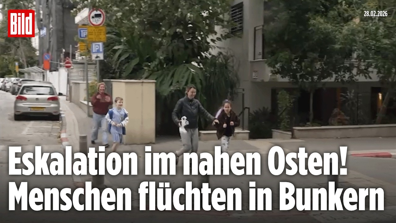 Menschen flüchten in den Bunker: Iran greift Israel nach Operation „epische Wut“ an