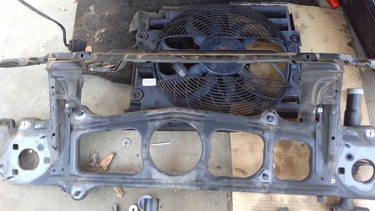 Bmw 540i radiator removal #6