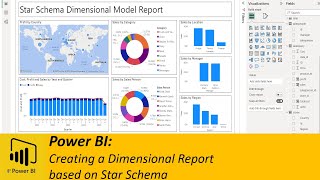 Power BI: Creating a Dimensional Report based on Star Schema, in Power BI (Tutorial)