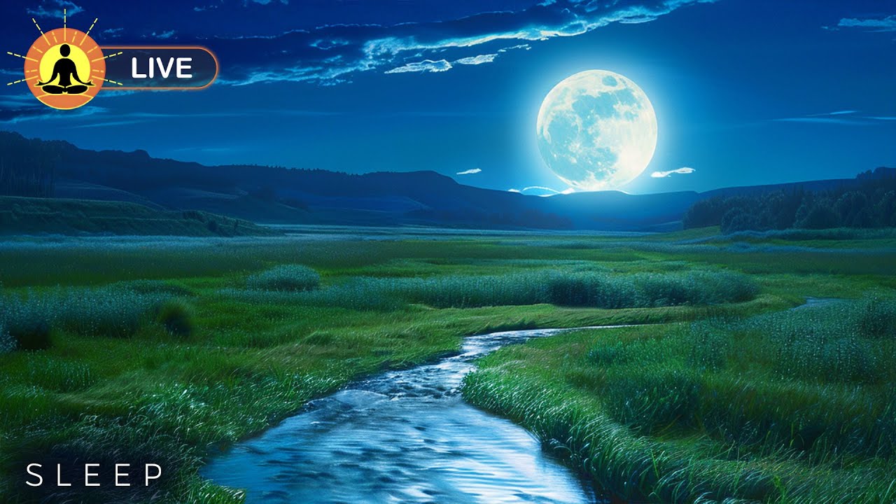 🔴 Fall Asleep Easy | SOUNDS OF WATER FOR DEEP SLEEPING 24/7 - Calming & Relaxing Meditation Music