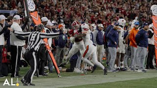 Iron Bowl fight starts with a shoving match between KeAndre Lambert-Smith and DeVonta Smith