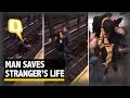 Shocking video: Man Jumps on Metro Tracks to Save a Stranger