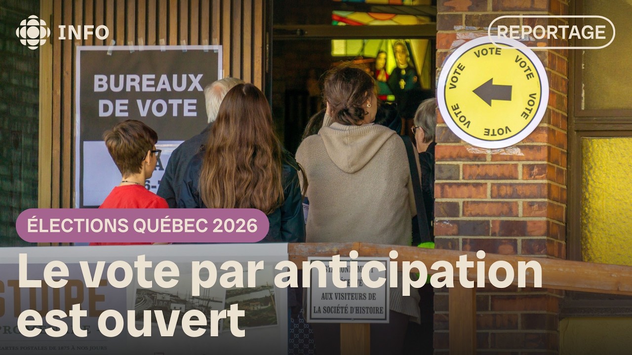 Le vote par anticipation a débuté | Élections Québec 2026