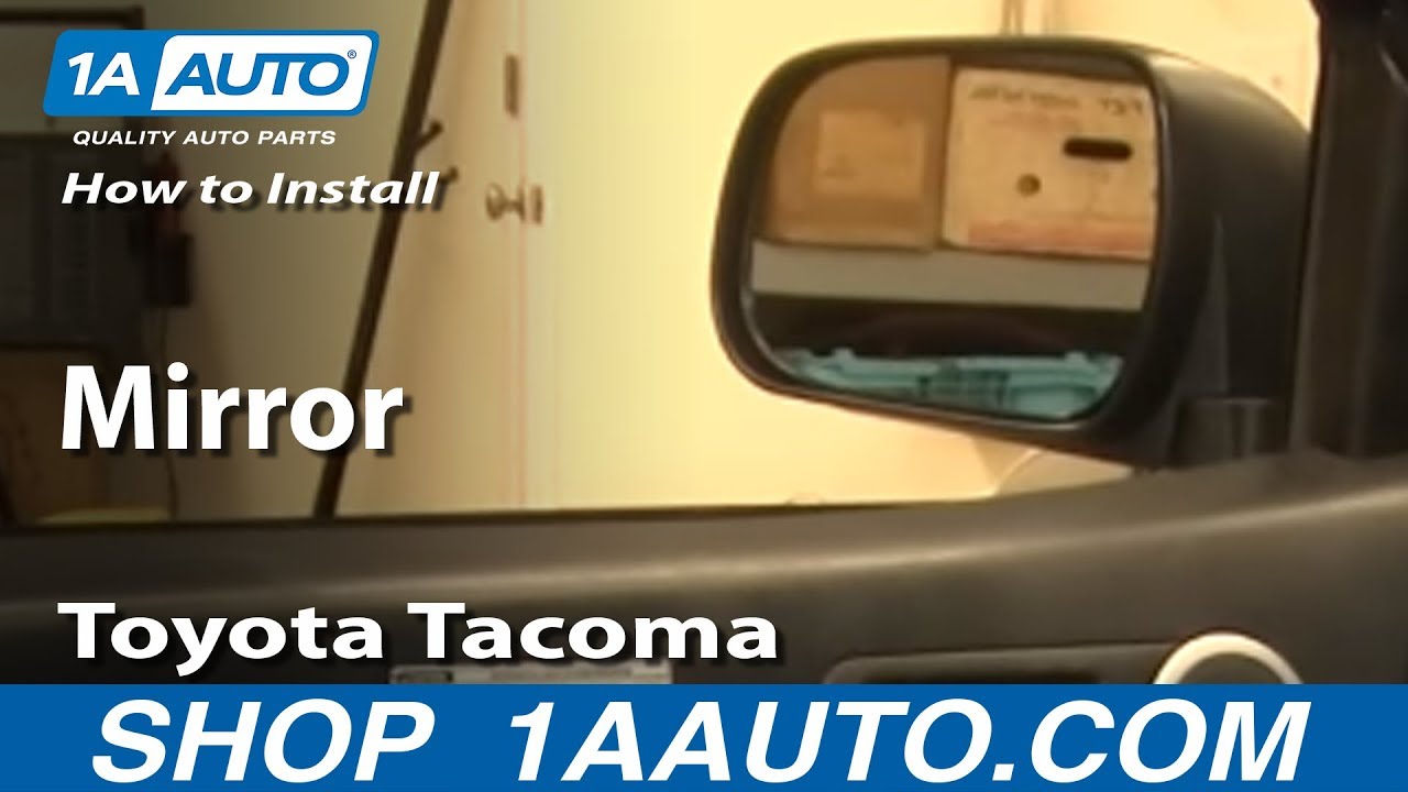 How To Install Replace Side Rear View Mirror Toyota Tacoma ... 2002 silverado wiring diagram heated mirrors 