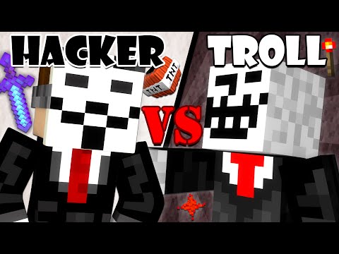 Hacker Vs. Troll - Minecraft - Xem Video Clip HOT Nhất 2017