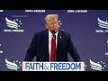 Trump endorses Ten Commandments in schools, implores evangelical Christians to vote in November  - 01:18 min - News - Video