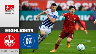 Three Wins In A Row! | 1. FC Kaiserslautern — Karlsruher SC 3-1 | Highlights | MD 15 — Bundesliga 2