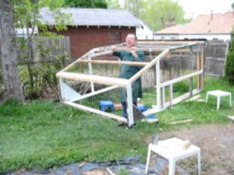 Portable wooden framework for a DIY camper shell for a 2001 F150 
