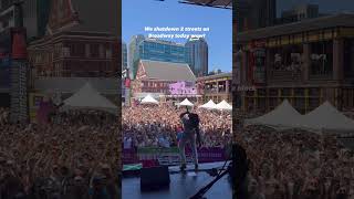 Shaboozey shuts down 2 streets in Nashville during CMA Fest