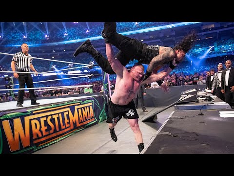 L'histoire de Brock Lesnar à WrestleMania