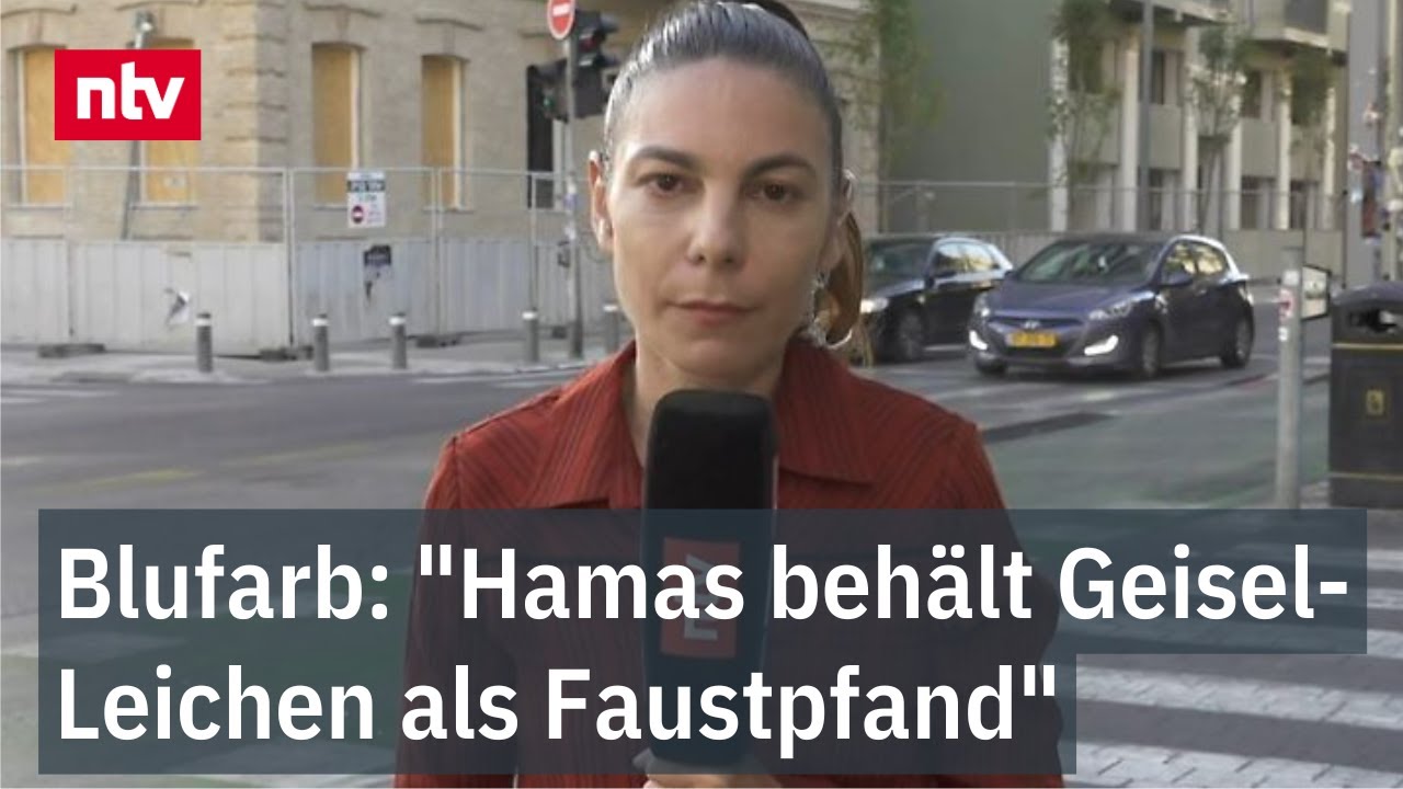 Blufarb: "Hamas behält Geisel-Leichen als Faustpfand" - Wackelige Waffenruhe in Nahost