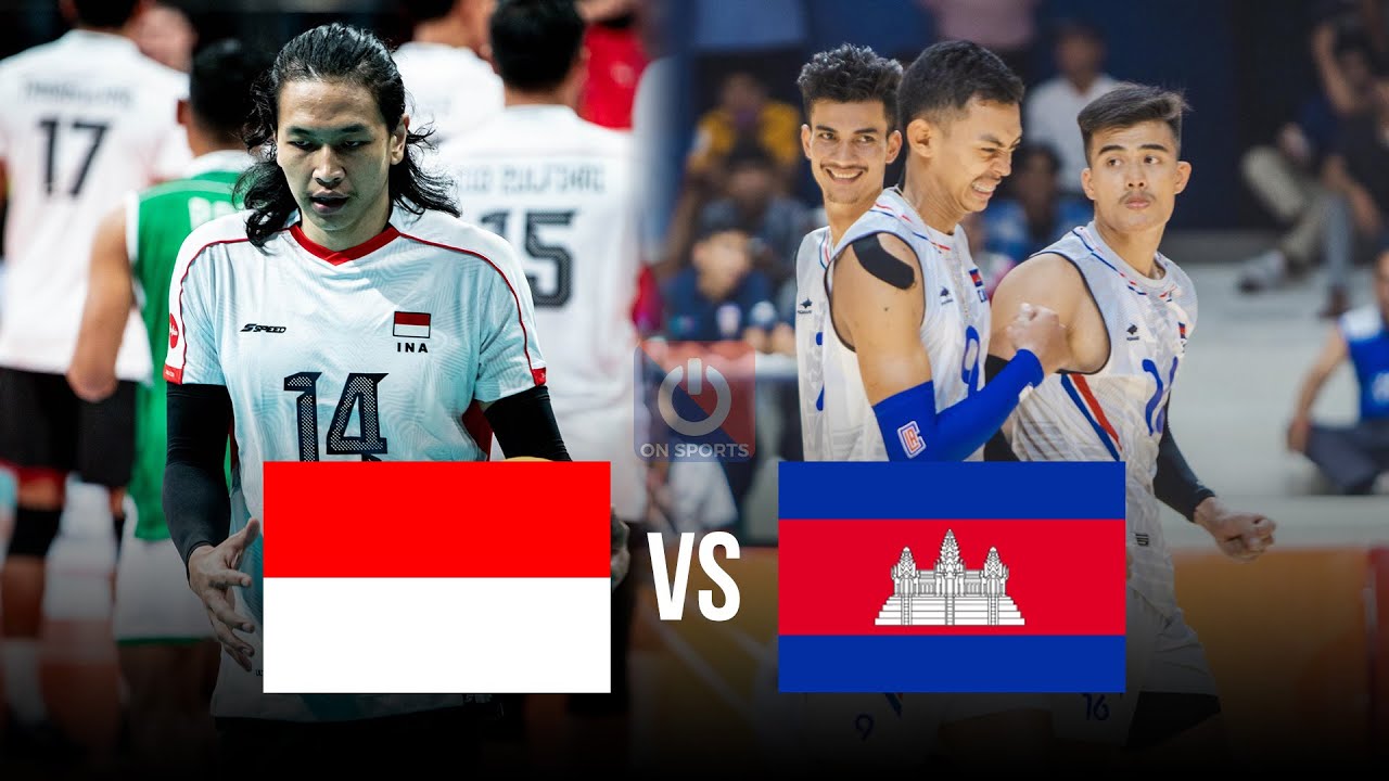 🔥Full HD | CAMBODIA vs INDONESIA | Superstar Class Rivan - Farhan Men's Volleyball