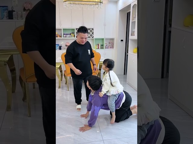 爸爸：我不想玩了😭 #爸爸帶娃 #家有萌娃 #家庭歡樂時光