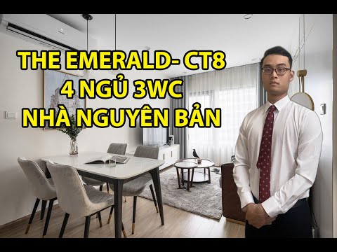 Chính chủ bán căn 140,9m2 - 4 ngủ 3wc - The Emerald CT8 tầng trung nhà đẹp ở ngay bao phí sang tên